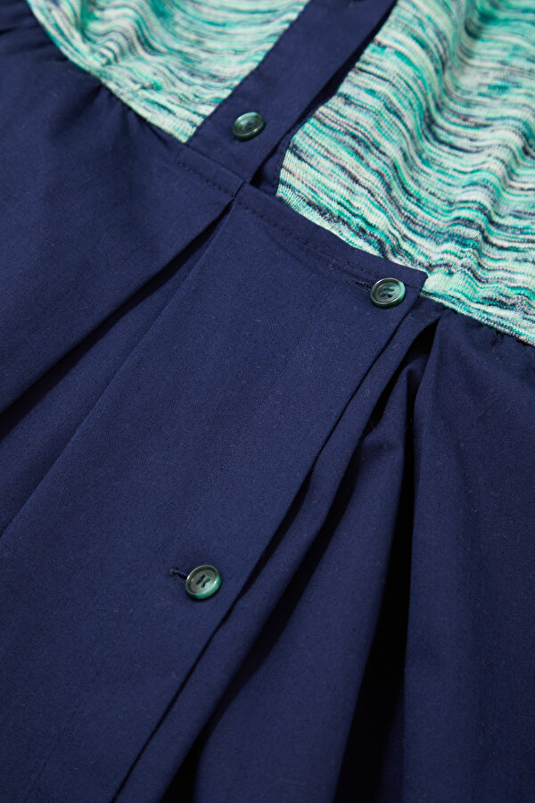 GREEN SHORT SLEEVE DRESS 11