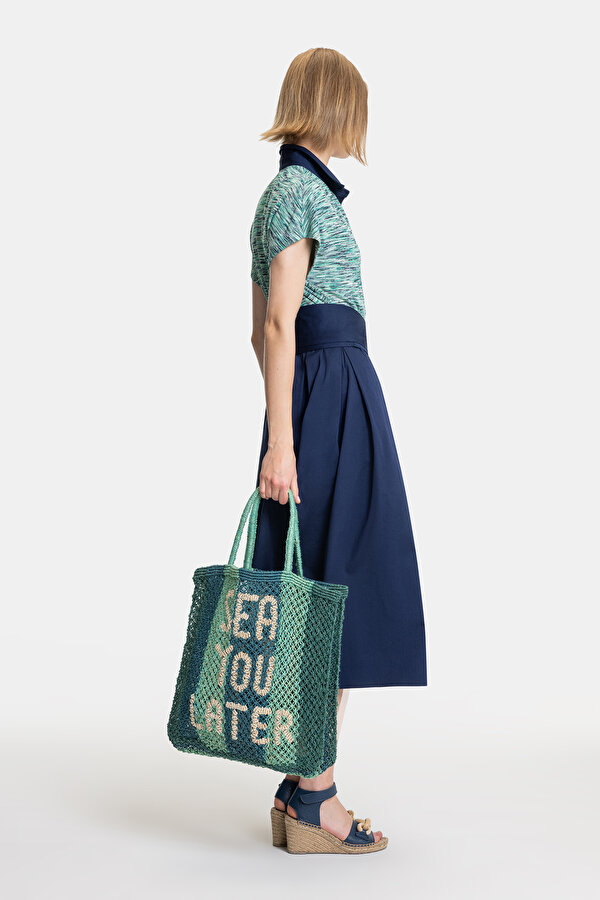 GREEN SHORT SLEEVE DRESS 7