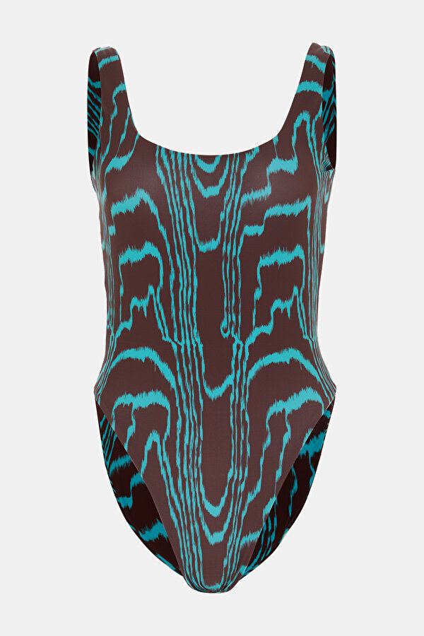 BROWN SWIMSUIT