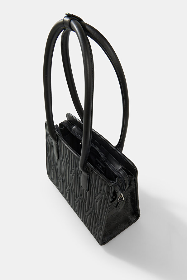 BLACK MONOGRAM BAG 7