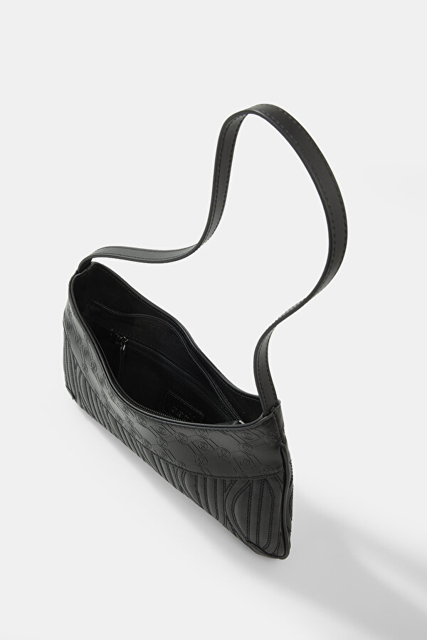 BLACK MONOGRAM BAG 7