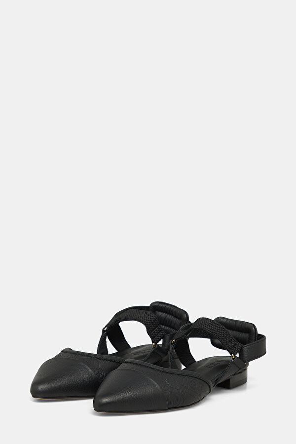 BLACK FLAT SHOES 2