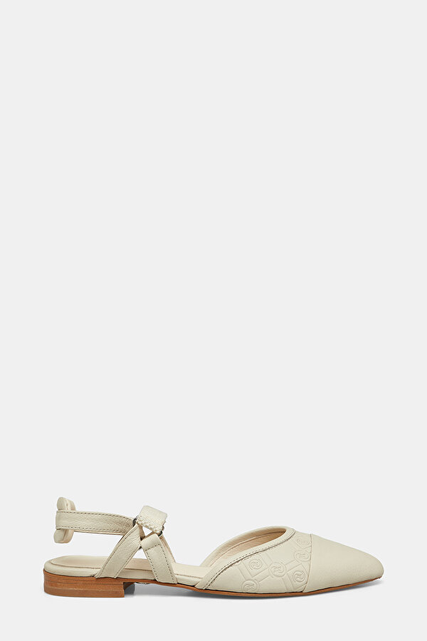 ECRU FLAT SHOES