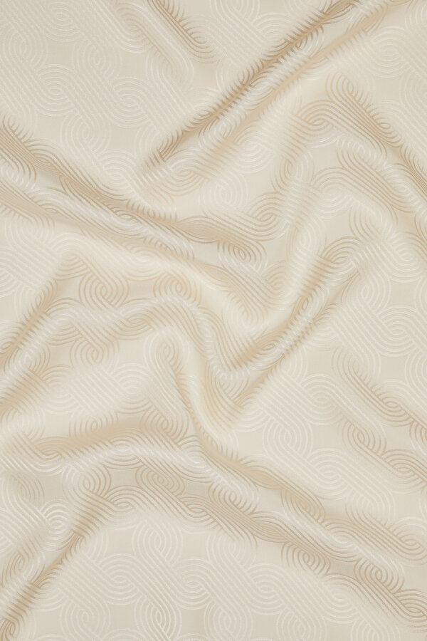 ECRU JACQUARD JAQUARD SHAWL 2