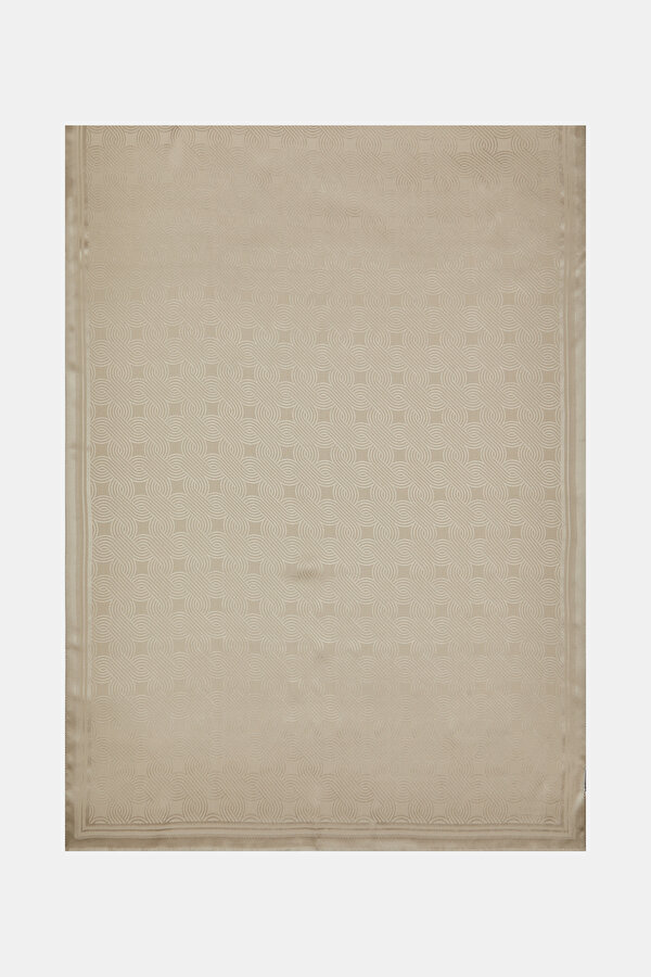 MINK JACQUARD JAQUARD SHAWL