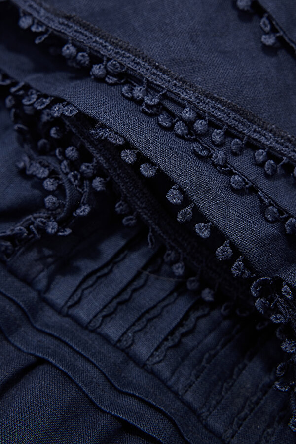 NAVY BLUE SHORT SLEEVE DRESS 11
