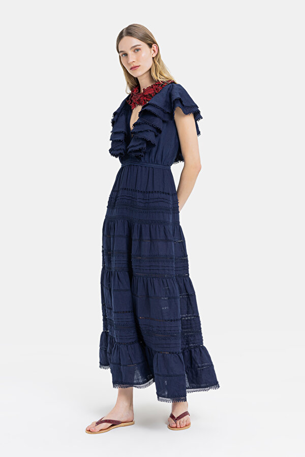 NAVY BLUE SHORT SLEEVE DRESS 6