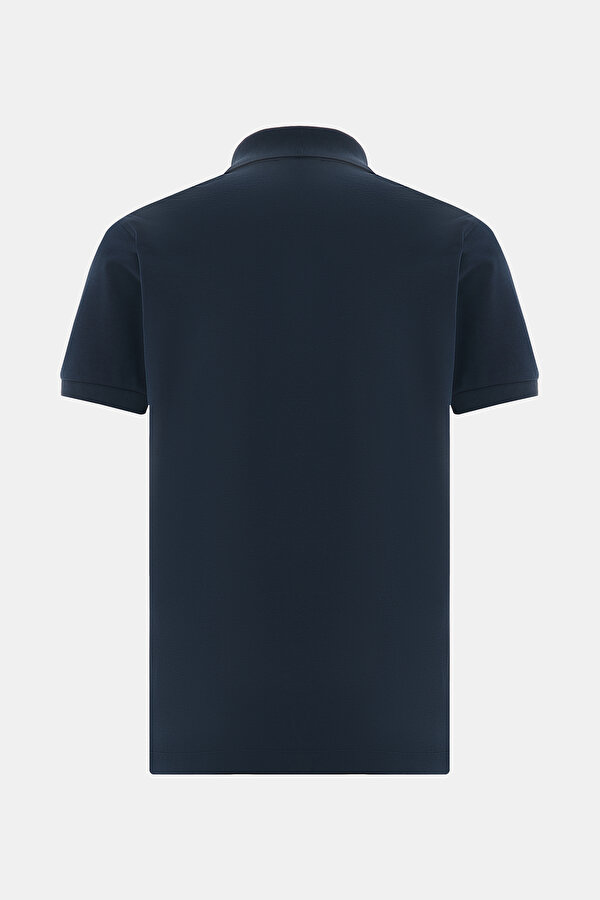 LACİVERT POLO YAKA KISA KOLLU T-SHİRT 2