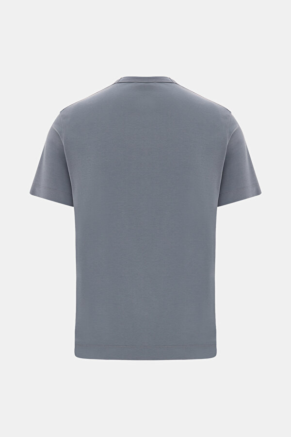 GRİ O YAKA KISA KOLLU T-SHIRT 6