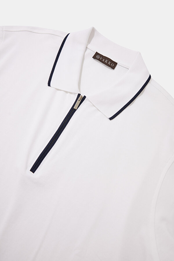 NAVY BLUE POLO NECK SHORT SLEEVE TSHIRT 7