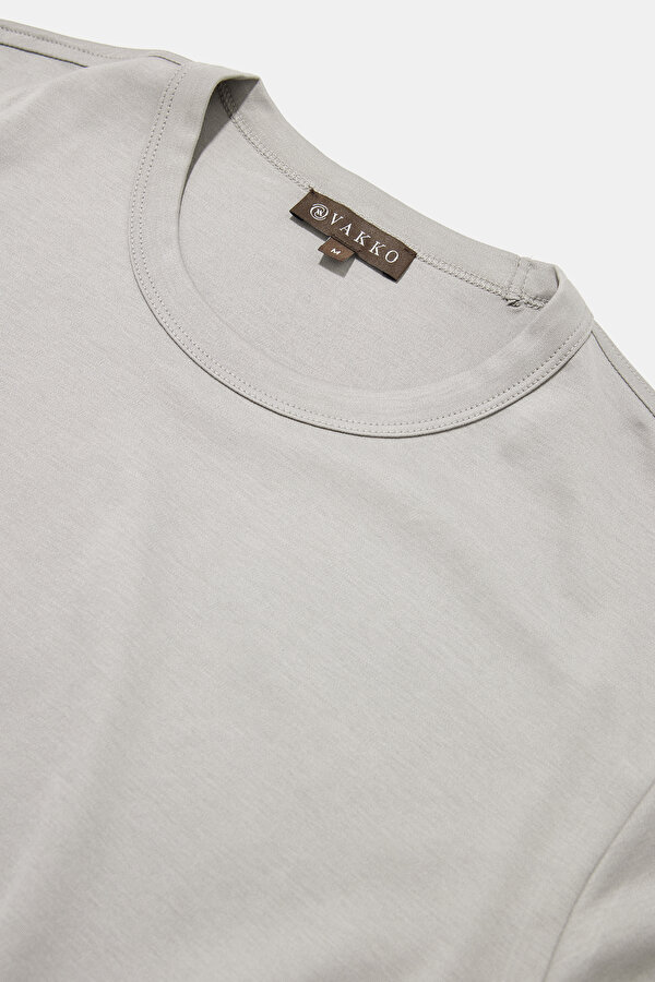 KUM O YAKA KISA KOLLU T-SHIRT 7