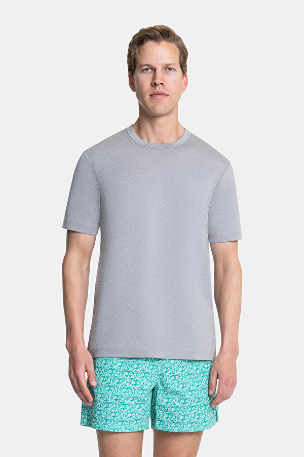KUM O YAKA KISA KOLLU T-SHIRT