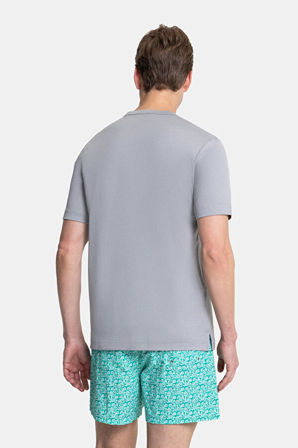 KUM O YAKA KISA KOLLU T-SHIRT 2