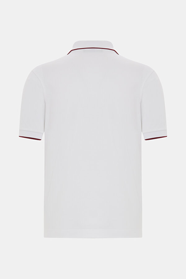 RED POLO NECK SHORT SLEEVE TSHIRT 2