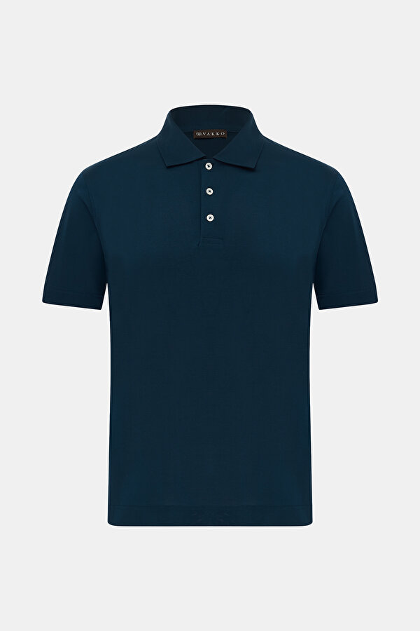 LACİVERT KISA KOLLU T-SHIRT