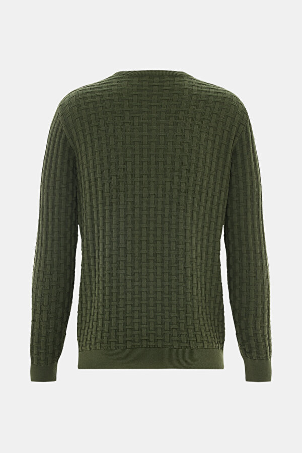KHAKI BASIC / ROUND NECKLINE TRICOT 2