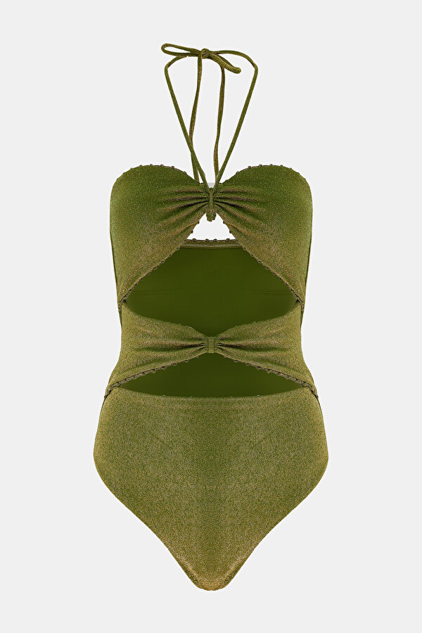 KHAKI SWIMSUIT