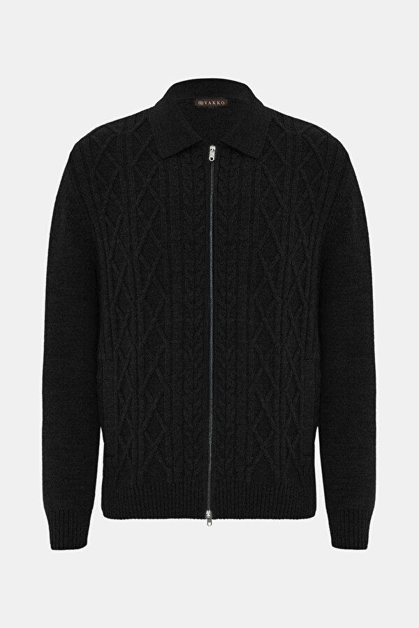 BLACK TRICOT