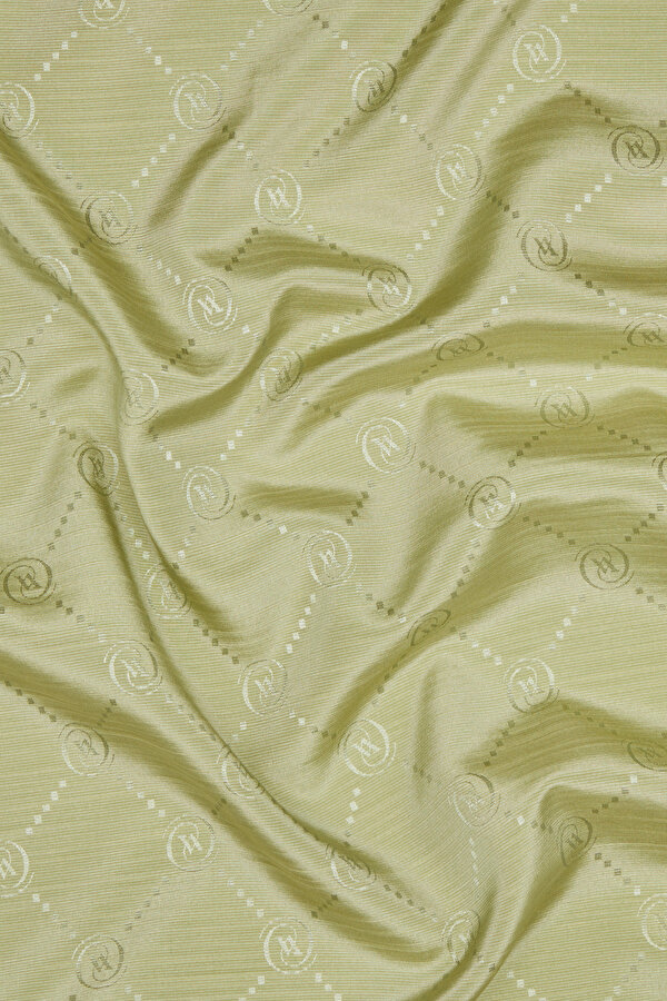 KHAKI COTTON/SILK SCARF 2