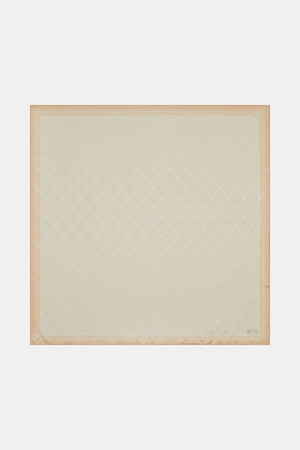 ECRU COTTON/SILK SCARF