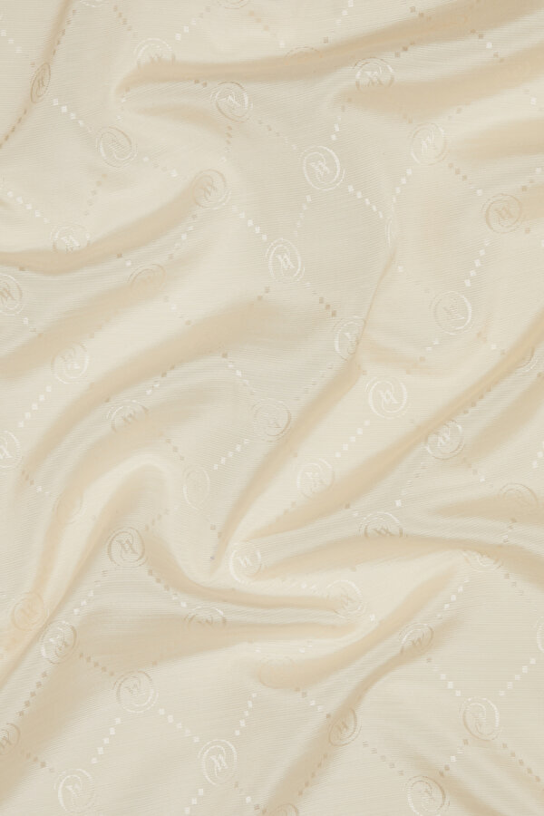 ECRU COTTON/SILK SCARF 2