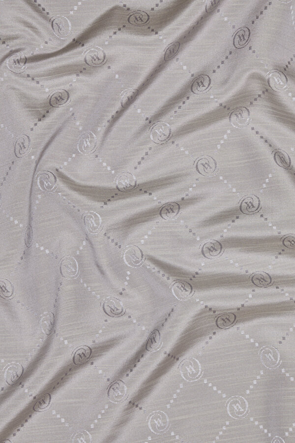 GREY COTTON/SILK SCARF 2