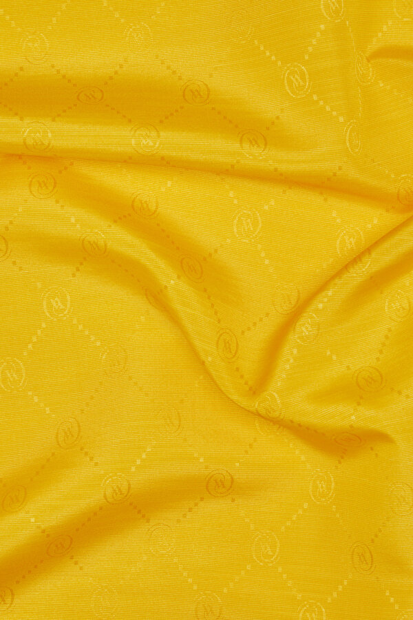YELLOW COTTON/SILK SHAWL 2