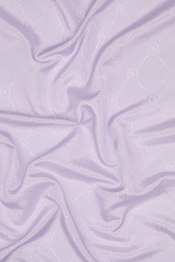 LIGHT LILAC COTTON/SILK SHAWL 2