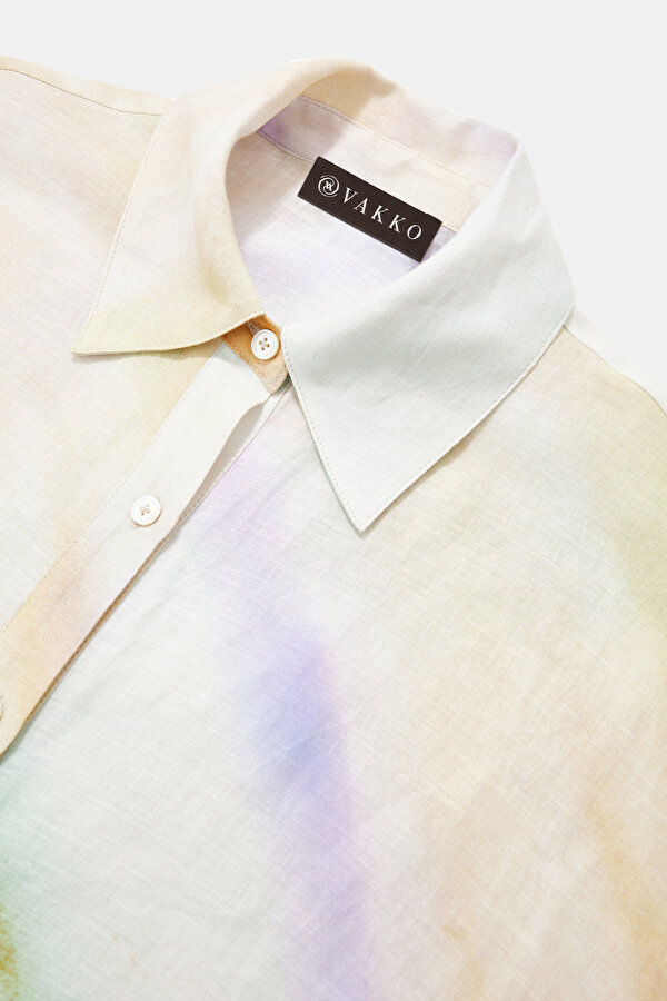 MULTICOLOR OFF THE SHOULDER SHIRT 11