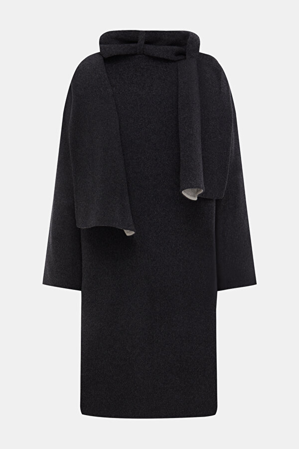 GREY WOOL/CASHMERE REEFER JACKET 2