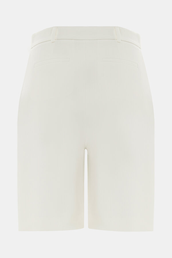 ECRU HIGH WAIST SHORTS 2