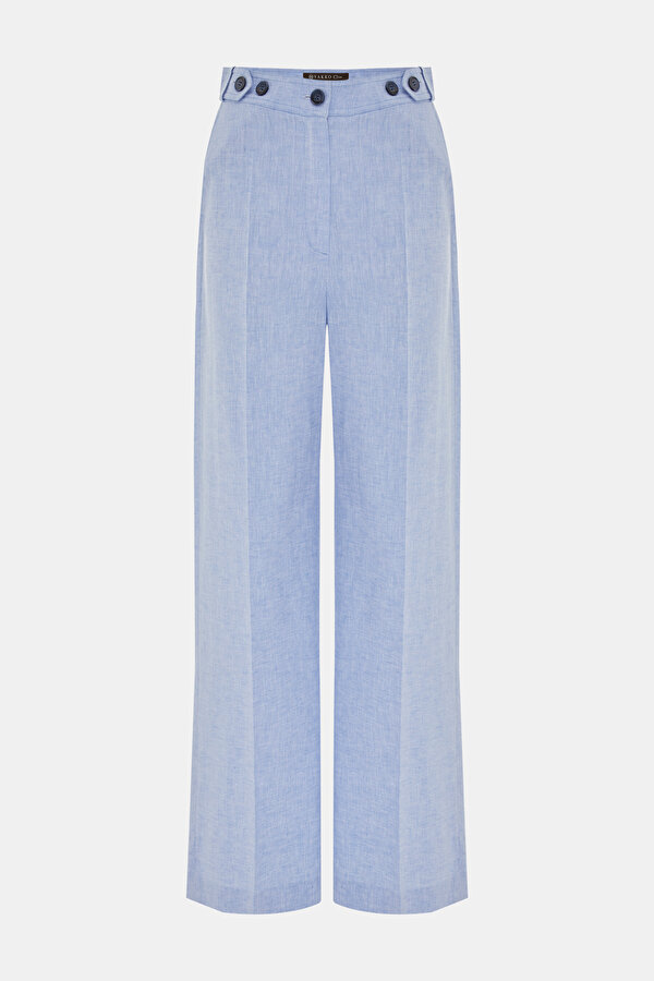 LIGHT BLUE STRAIGHT CUT TROUSERS 6