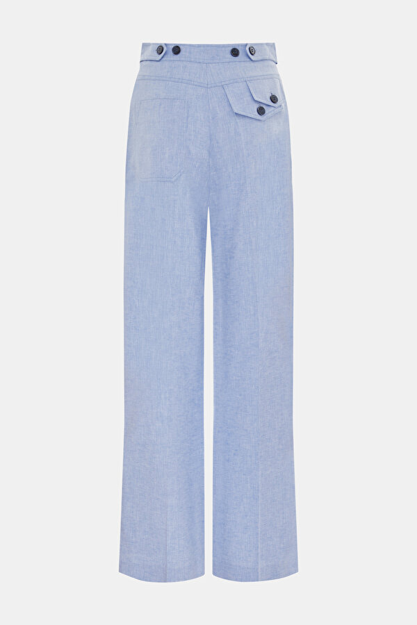 LIGHT BLUE STRAIGHT CUT TROUSERS 7