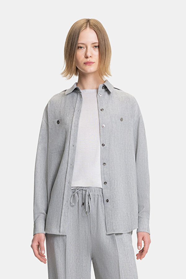GREY LONG SLEEVE SHIRT