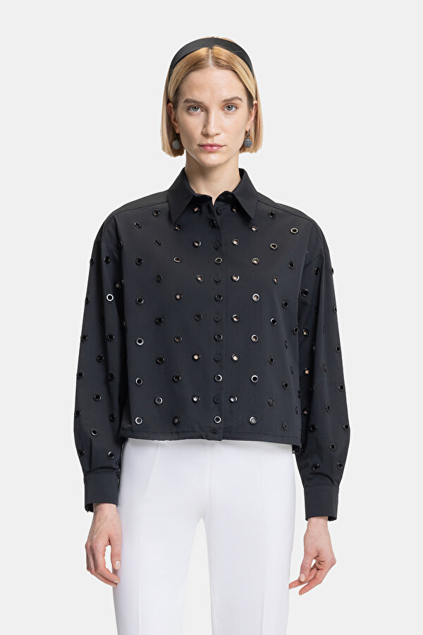 BLACK LONG SLEEVE SHIRT