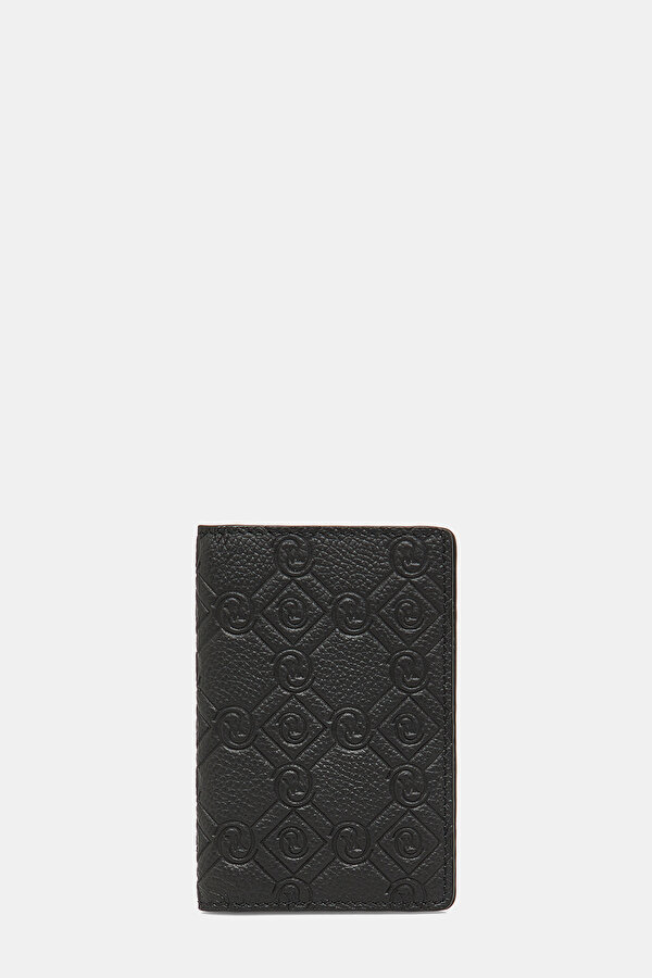 SİYAH MONOGRAM DERİ CÜZDAN