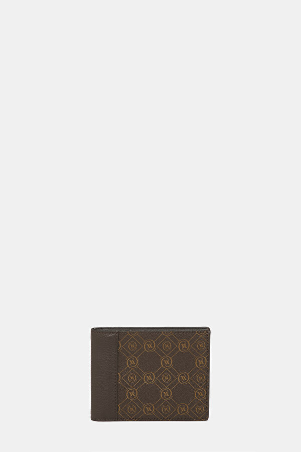 KAHVE MONOGRAM CÜZDAN