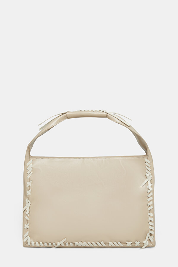 ECRU LEATHER BAG