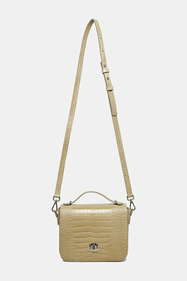 ECRU LEATHER BAG 2
