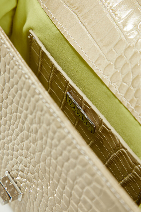 ECRU LEATHER BAG 6