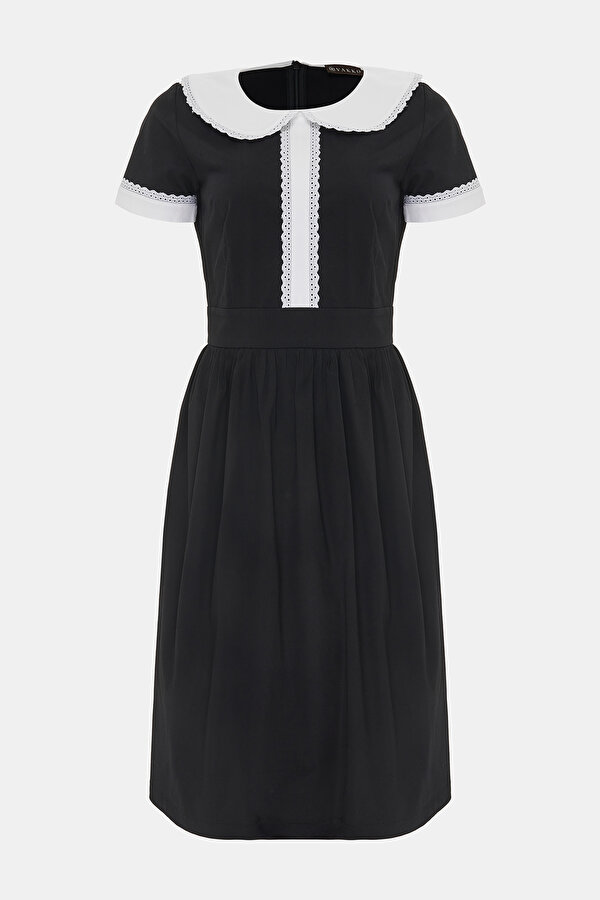 WHITE SHORT SLEEVE DRESS