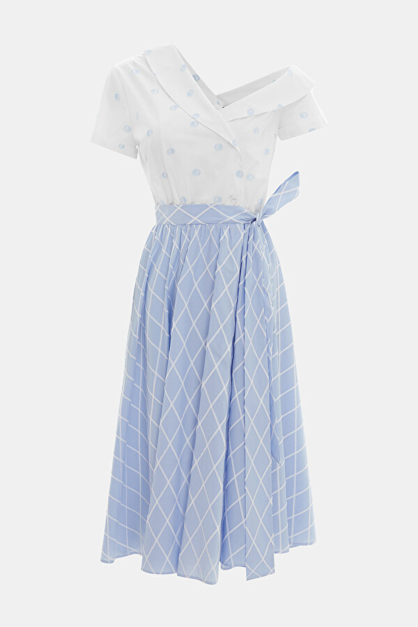 WHITE SHORT SLEEVE DRESS 7