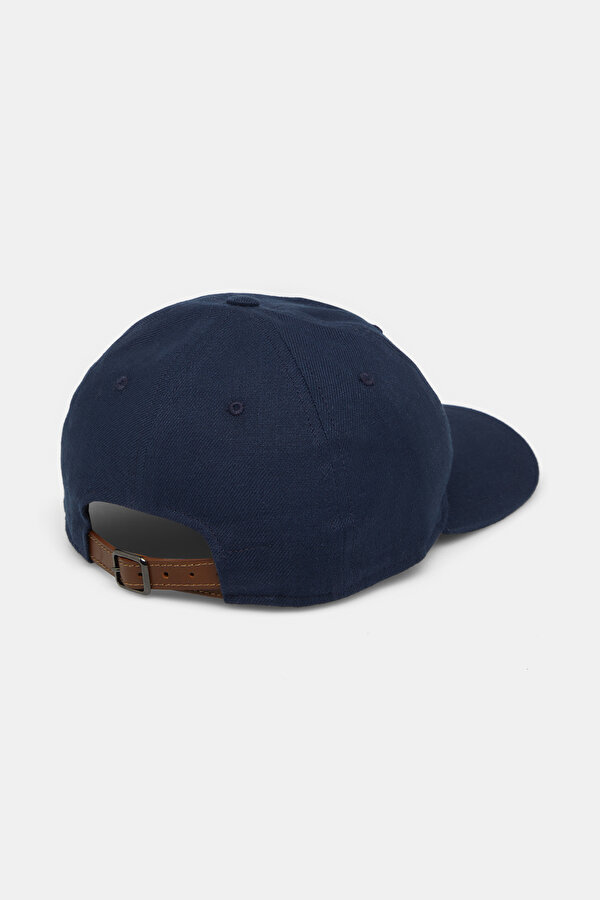 NAVY BLUE LINEN HAT 2