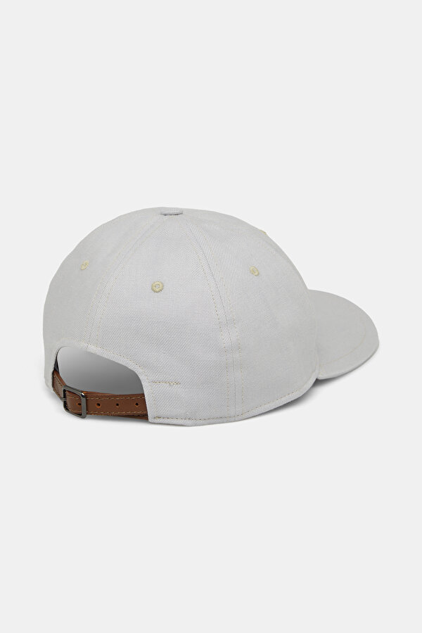 ECRU LINEN HAT 2