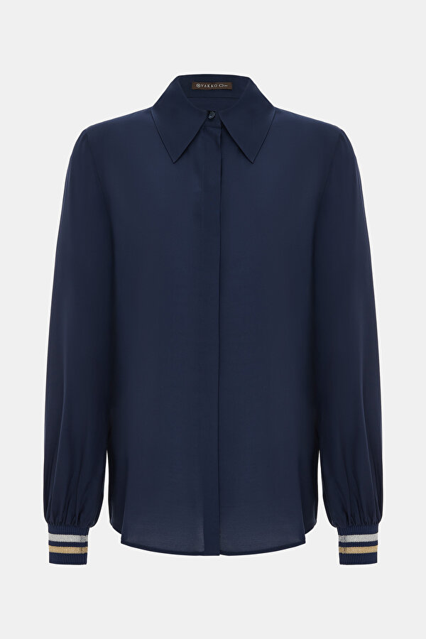 NAVY BLUE LONG SLEEVE SHIRT