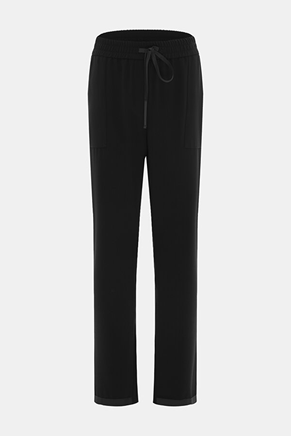 BLACK SKINNY LEG TROUSERS