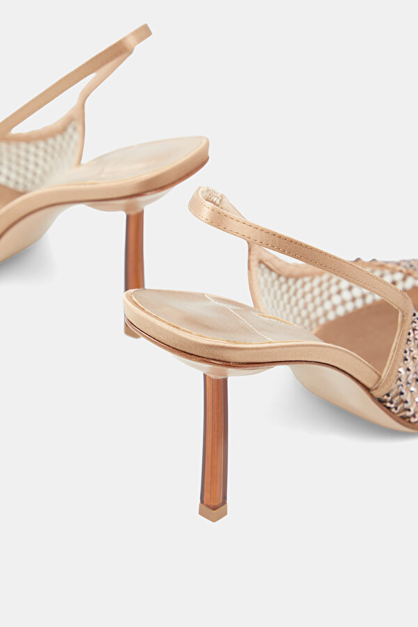 ROSE GOLD JEWELLED SHOE 6