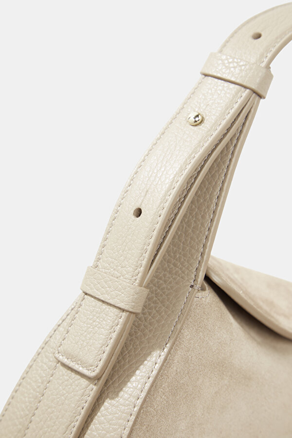 BEIGE SUEDE BAG 7