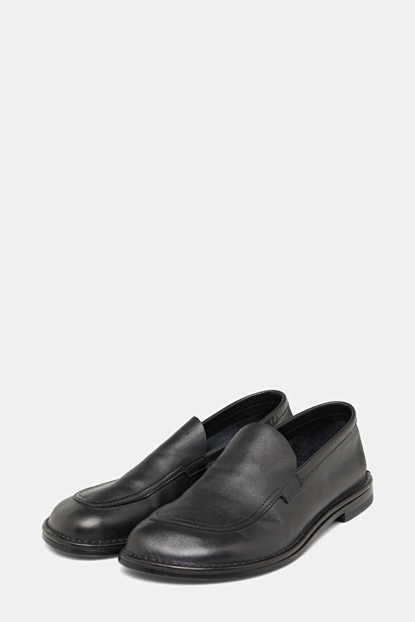 SİYAH DERİ LOAFER 2
