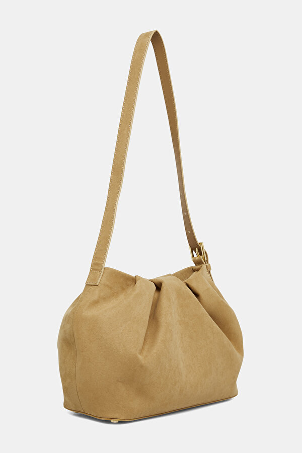 CAMEL SUEDE BAG 2